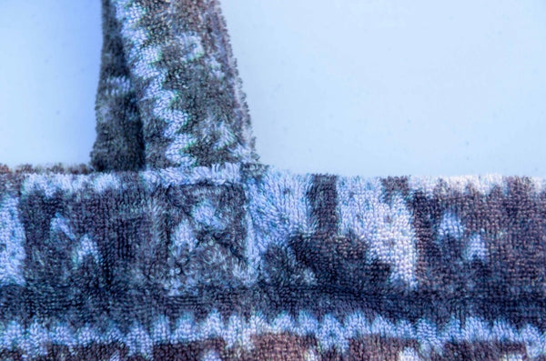 Fresco Towels - Nordic Snowflakes Taupe - Large Tote Bag