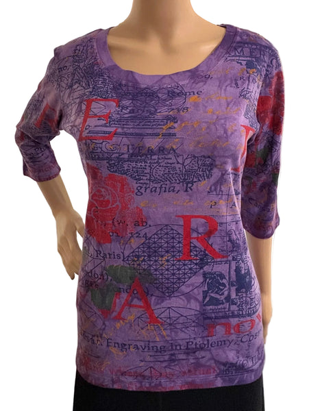 Terra Nova Scoop neck - Purple