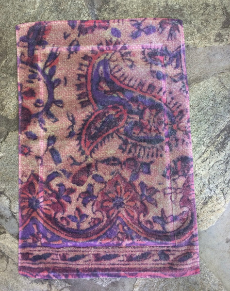 Fresco Towels - Indian Paisley Blue - Small Bath Mat
