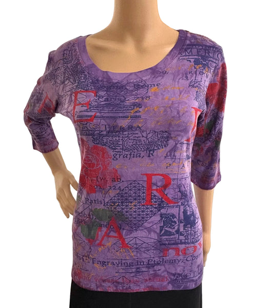 Terra Nova Scoop neck - Purple