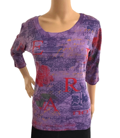 Terra Nova Scoop neck - Purple