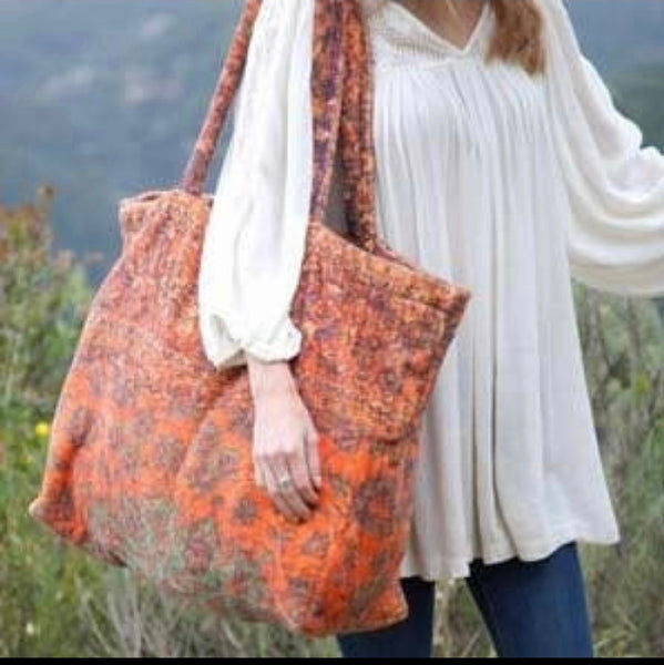 Fresco Towels - Alladin Orange - Large Tote Bag