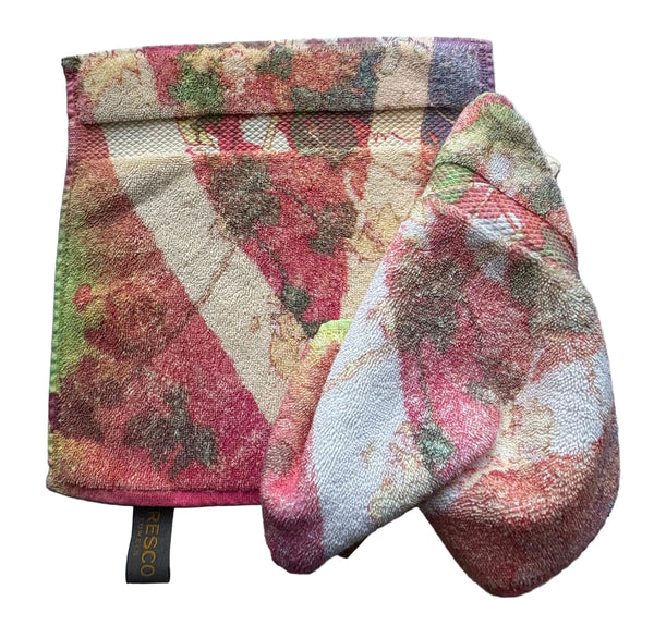 Fresco Towels - Abstract Tree Lemon - Washcloth