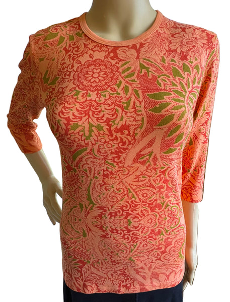 Versailles Garden - Crew-Neck-Orange