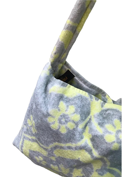 Fresco Towels - Venetian Brocade Lemon /sand - Messenger Bag