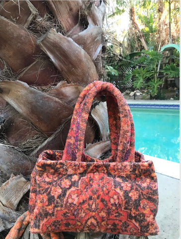 Fresco Towels - Tabrizi Sunset Orange - Small Purse