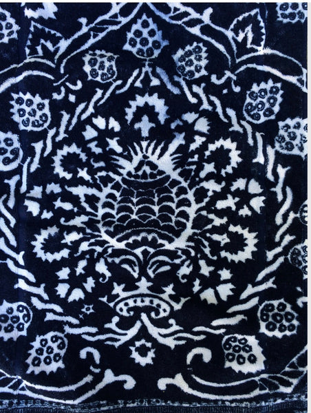 Fresco Towels - Bohemian Damask Royal Blue - Medium Bath Mat