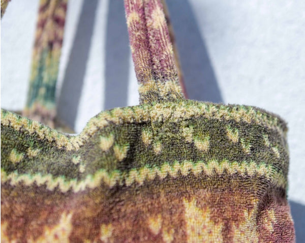 Fresco Towels - Nordic Snowflakes Taupe - Small Tote Bag