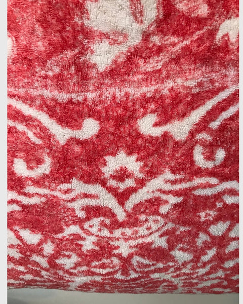 Fresco Towels - Bohemian Damask Red - Large Tote Bag