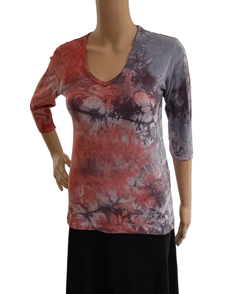 Carrera Wash V Neck - Sedona Combo