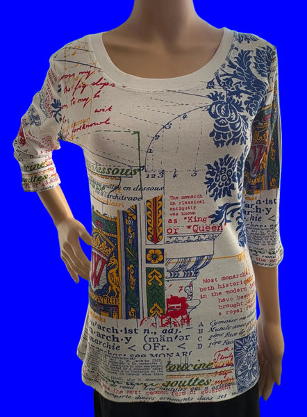 Monarchy Scoop neck - white