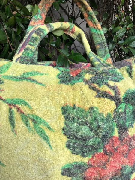 Fresco Towels - Tropical Peacock Lime - Large Tote bag