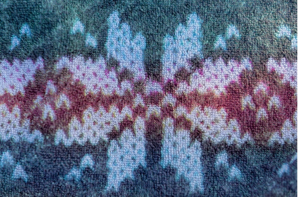 Fresco Towels - Nordic Snowflakes Taupe - Large Tote Bag