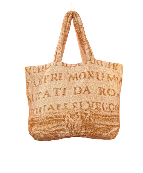 Fresco Towels - Roman Pillar Ivory - Large Tote Bag