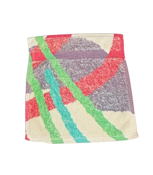 Fresco Towels- Washcloth - Abstract White