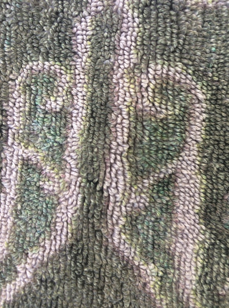 Fresco Towels - Casbah Rug Olive/Bark - Small Bath Mat