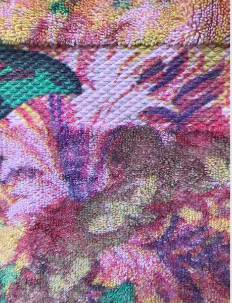 Fresco Towels - Provance Flowers Peach - Hand Towel