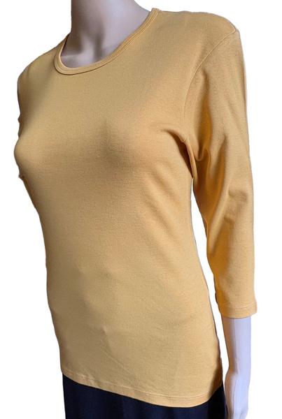 Solid Crew-Neck Top - Golden Rock