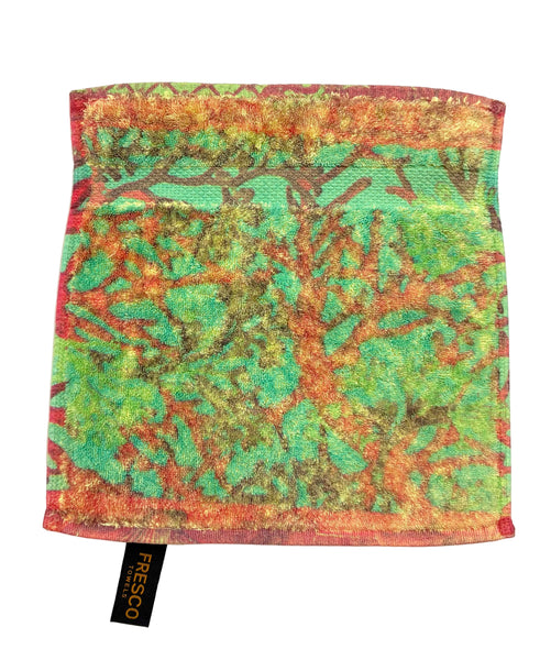 Fresco Towels- Coral Reef Lime - Washcloth