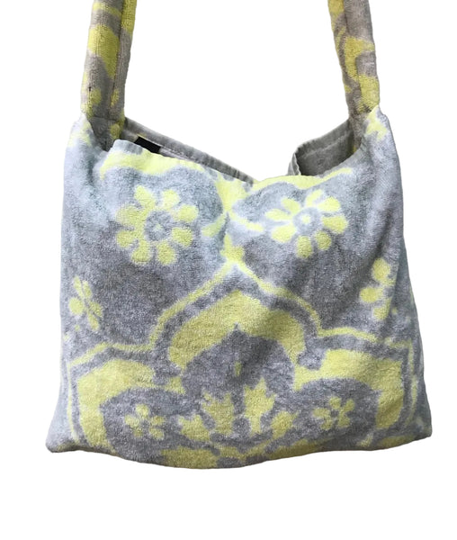Fresco Towels - Venetian Brocade Lemon /sand - Messenger Bag