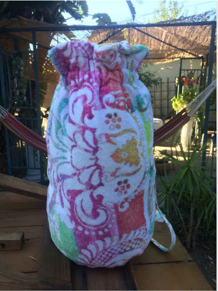 Fresco Towels -  Rainbow Damask - Nomad Bag