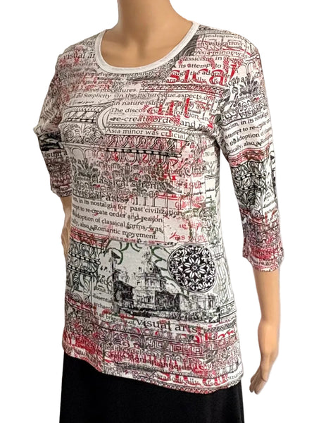 Neo Classical Crew neck - White