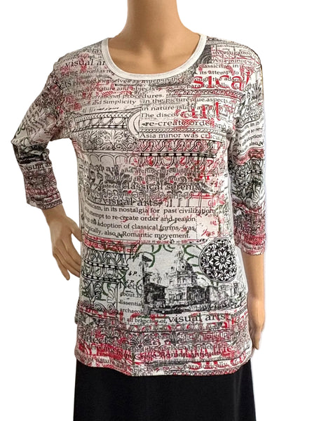 Neo Classical Crew neck - White