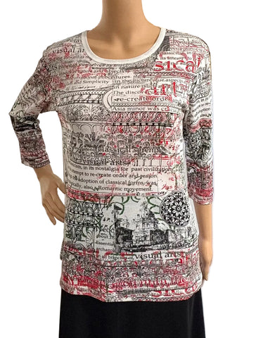 Neo Classical Crew neck - White