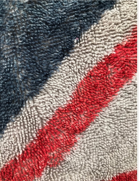 Fresco Towels - Classic Union Jack Taupe - Large Tote Bag