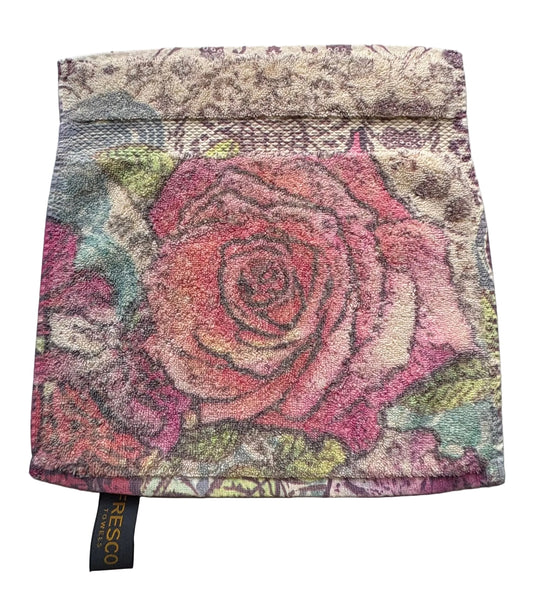 Fresco Towels - Rose Garden Lemon - Washcloth
