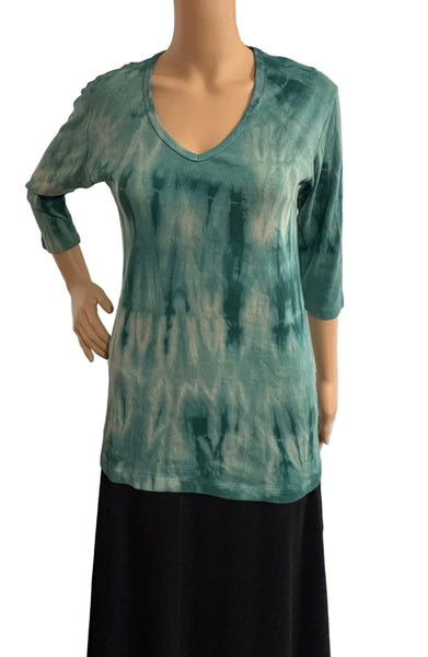 Oak wash V neck - Rustic Forest