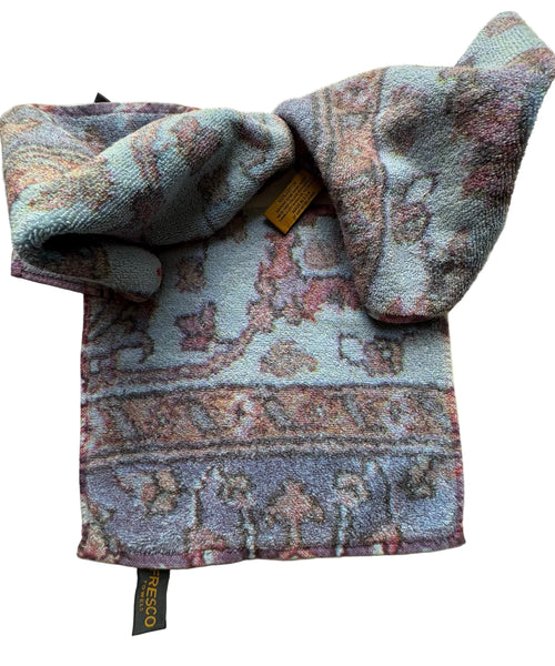 Fresco Towels - Versaille Rug Blue - Washcloth