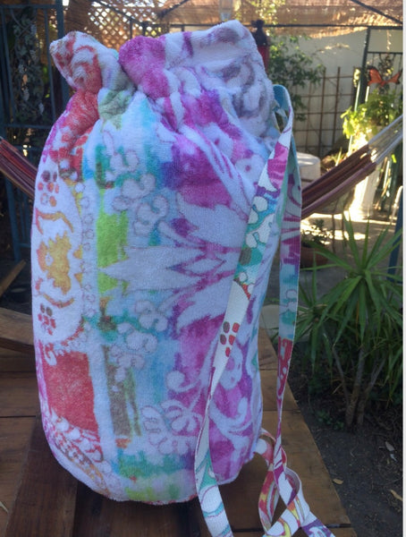 Fresco Towels -  Rainbow Damask - Nomad Bag