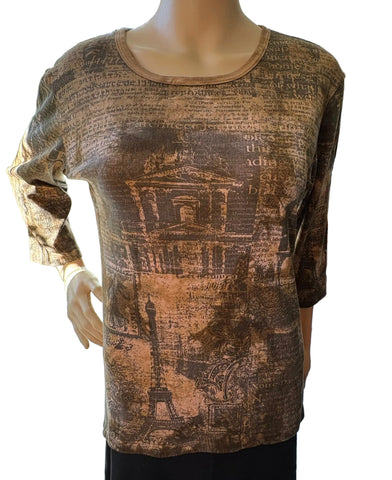 Notre Dame Crew Neck - Brown/Rust