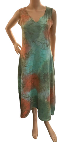 Dress - Keyhole Neck- Carrera Novelty Dye - Amazon Combo