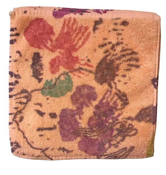 Fresco Towels - Hawaiian Flowers Peach - Washcloth