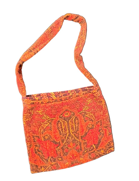 Fresco Towels - Casbah Rug Sunset Orange - Messenger Bag