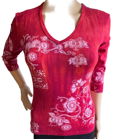 Japanese garden Red Combo Top