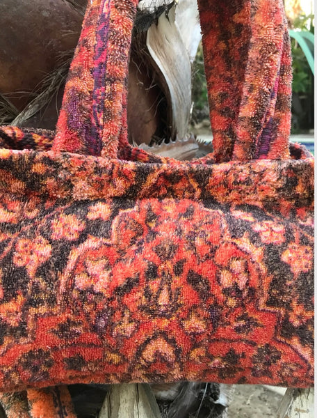 Fresco Towels - Tabrizi Sunset Orange - Small Purse