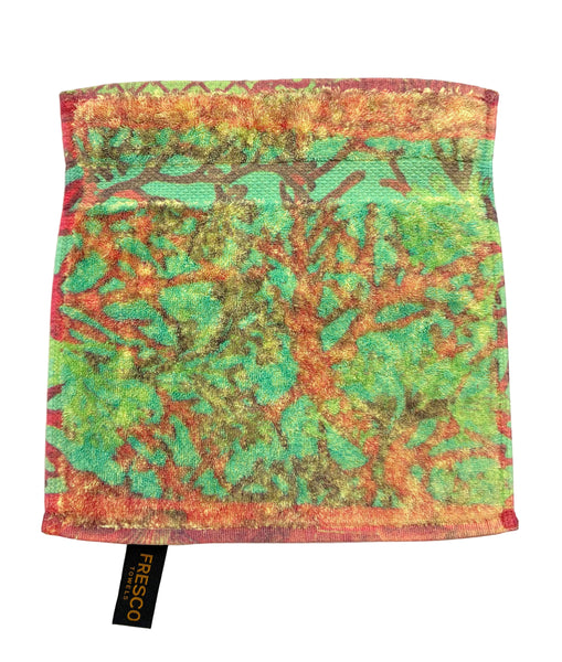 Fresco Towels- Coral Reef Lime - Washcloth