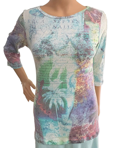 Island Paradise- Boat Neck Top