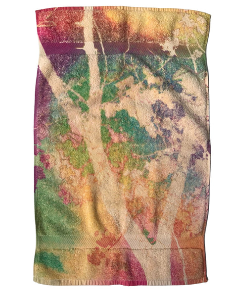 Fresco Towels - Abstract Tree Lemon - Hand Towel