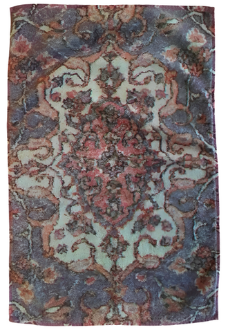 Fresco Towels - Versaille Rug Blue - Hand Towel