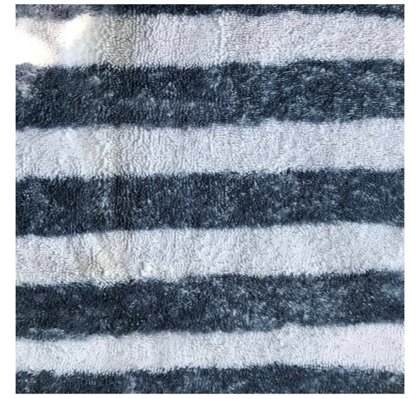 Fresco Towels - Napa Stripes Chambray/ White - Hand Towel