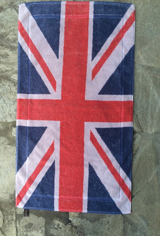 Fresco Towels - Union Jack Taupe - Large Bathmat