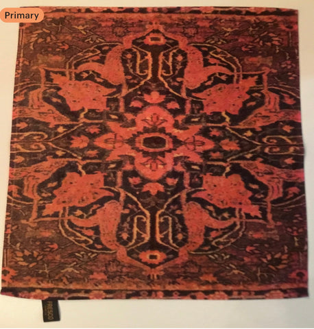 Fresco Towels - Casbah Rug Sunset Orange - Hand Towel
