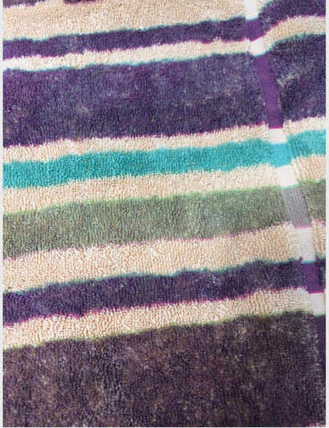 Fresco Towels - Napa Strips Vanilla - Small Bath Mat