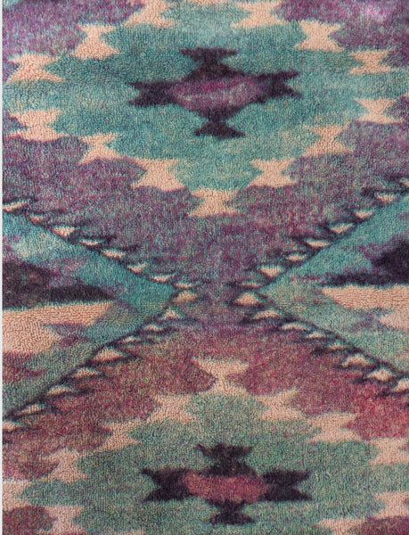 Fresco Towels - Mesa Diamond Mauve - Small Bath Mat