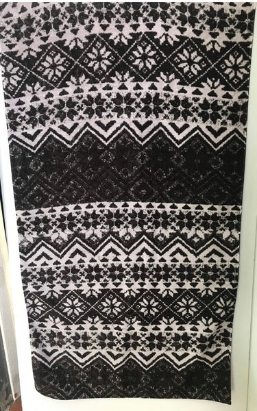 Fresco Towels - Nordic Rug Black /Bark - Bath Towel