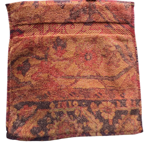 Fresco Towels - Casbah Rug Cinnamon - Washcloth
